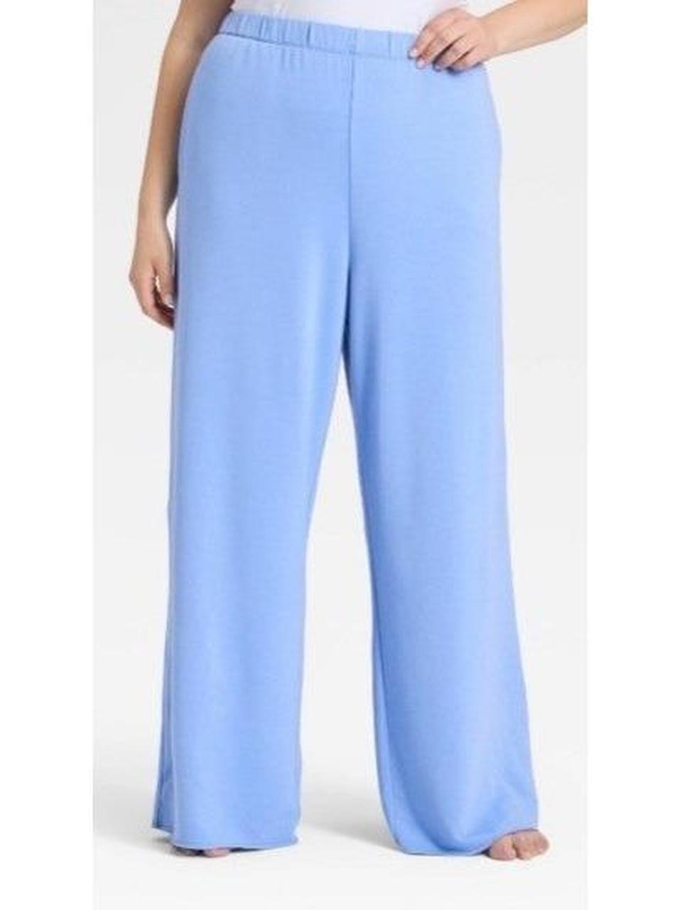 Wild Fable Pale Blue Wide-Leg Lounge Pants